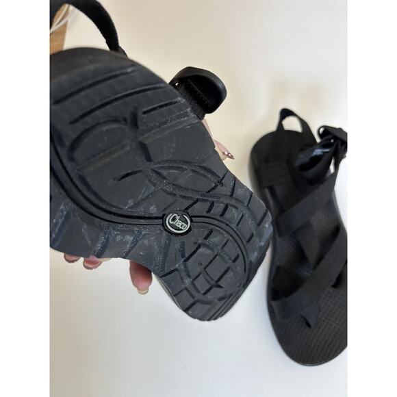 Chaco J105430 Women's sz 8 M Z/2 Classic Black Sandals Slingback Hiking Toe Loop - Picture 4 of 6